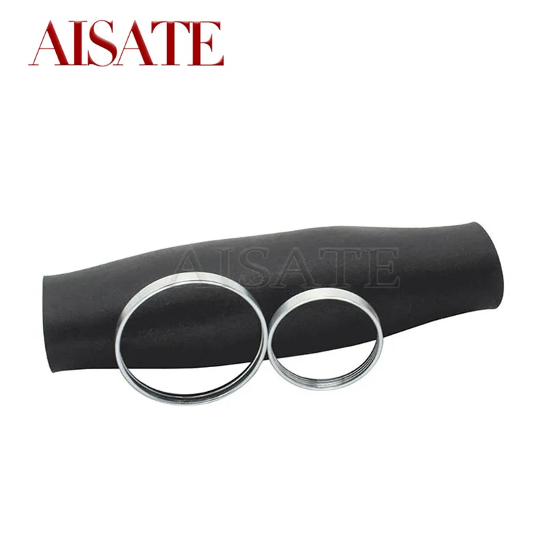 For BMW 5 Series Touring E61 Rear Left/Right Air Suspension Spring Bag Rubber Sleeve + Crimping Rings 37126765602 37126765603