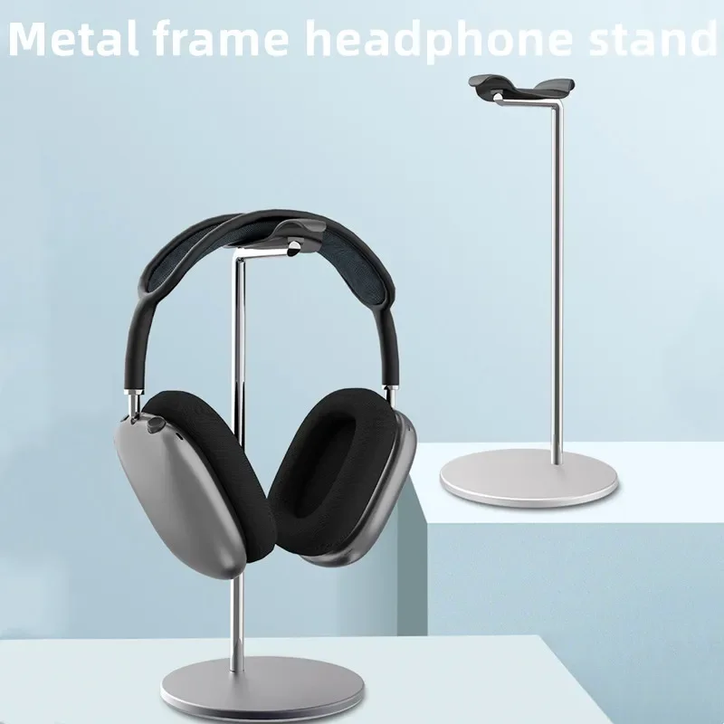 Display Shelf with Silicone Bracket Non-slip Pad for Over Ear Headset Multi-functional Headphones Holder for Airpods Max Deskto