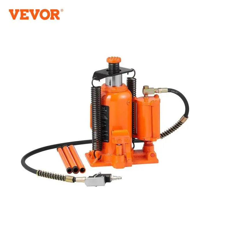 VEVOR Air Hydraulic Bottle Jack, 20T All Welded Bottle Jack Manual Handle and Air Pump, for Car ,Pickup, Truck, RV, Auto Repair