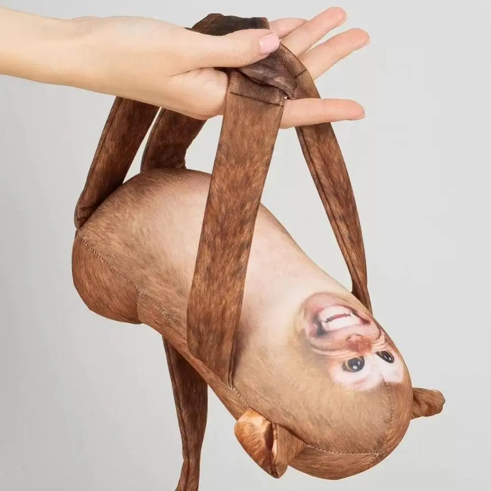 Kreatywna przytulająca się małpa śpiąca, pluszowa małpa, ozdoba, kawaii małpa, pluszowe akcesoria do torebki.