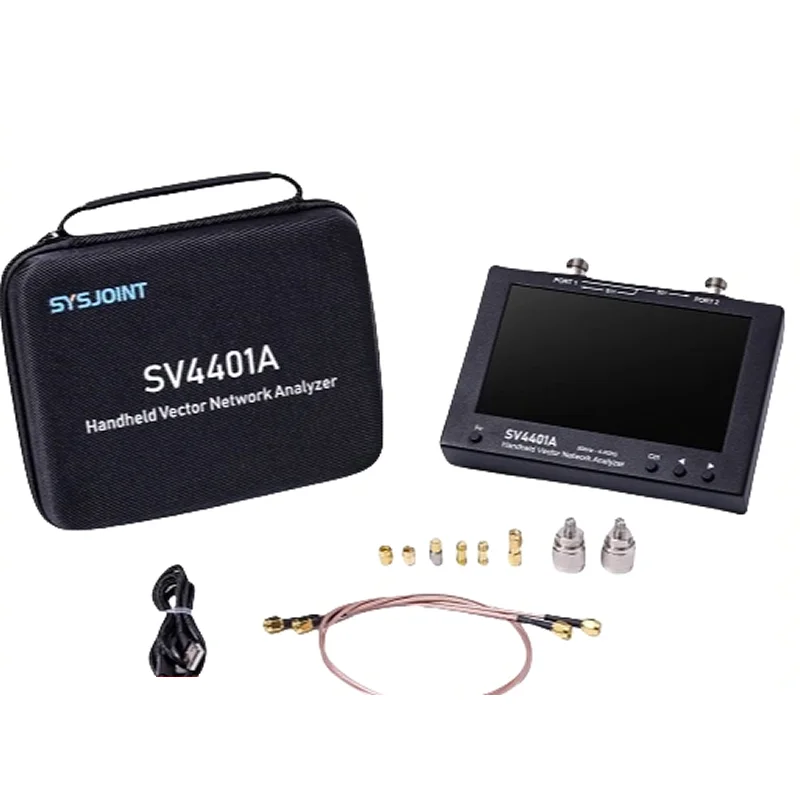 

Handheld vector network analyzer and standing wave ratio tester 50KHz-4.4GHz 7-inch touch screen SV4401A