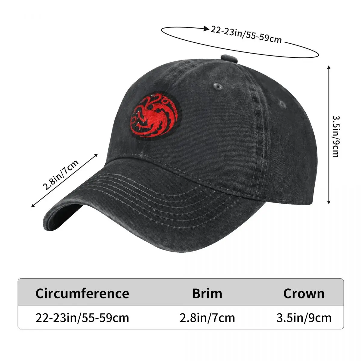 Haus Targaryen Baseball mütze Männer Frauen Sommer Outdoor Snapback Hüte