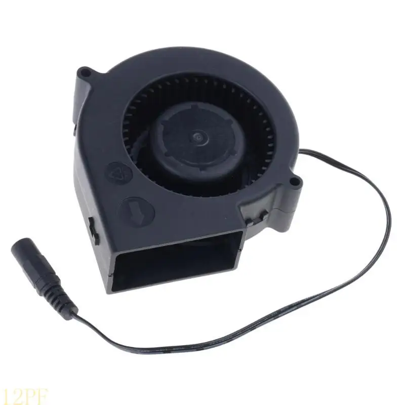 12PF Industrial Grade Heavy Duty 12V High Speed Blower With Double Ball Bearing For Efficient Airflows In Harsh Environments