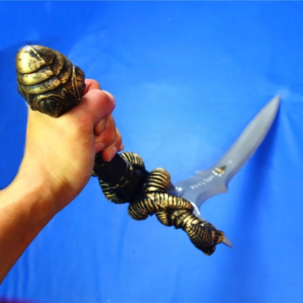 75cm World of Warcraft Game Frostmourne Lich King Game Peripherals PU Model Weapons Desktop Decoration Ornaments Gift Toys Kids