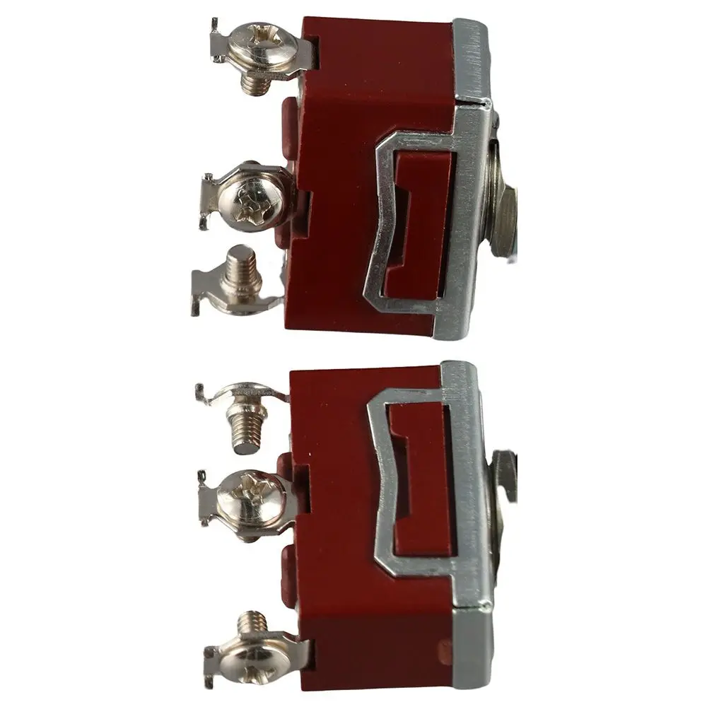 2Pcs Heavy Duty 15A Toggle Switch 250V 3 Position Rocker Switches 3Pin ON/Off/ON Car