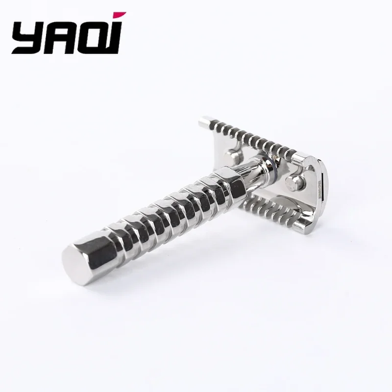 Yaqi Duomo Double Edge Stainless Steel Safety Razor Classic Comfortable Handle for Men And Women Shaving Razor