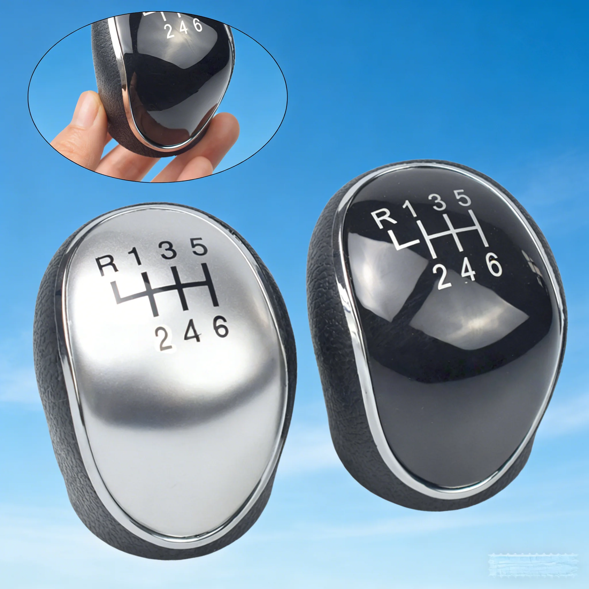 Stylish Gear Shift 6-Speed Shift Knob Easy Installation Enhanced Grip Design Long-lasting Performance For Hyundai IX35 2012-2016