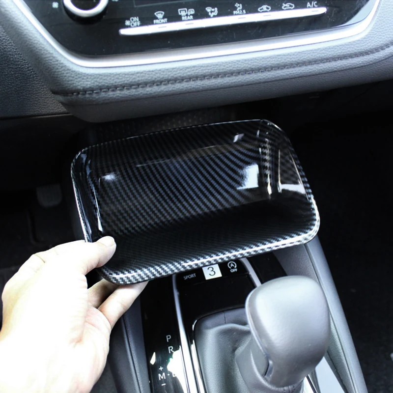 สำหรับรถยนต์โตโยต้า โคโรลล่า E210 ไฮบริด ปี 2019 2020 2021 2022 2023 2024 กล่องเก็บของคอนโซลกลางแบบมีที่วางแขน ABS อุปกรณ์เสริมในรถยนต์