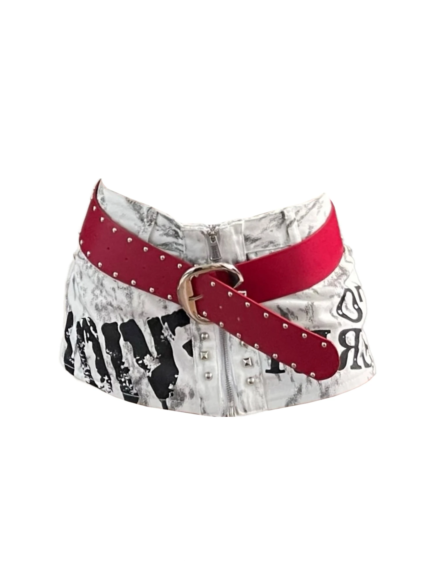 

Women White Graffiti Print Shorts Vintage 2000s Y2k Punk Hip Hop Gyaru Low Rise A-Line Mini Shorts Hot Pants Shorts Summer 2026