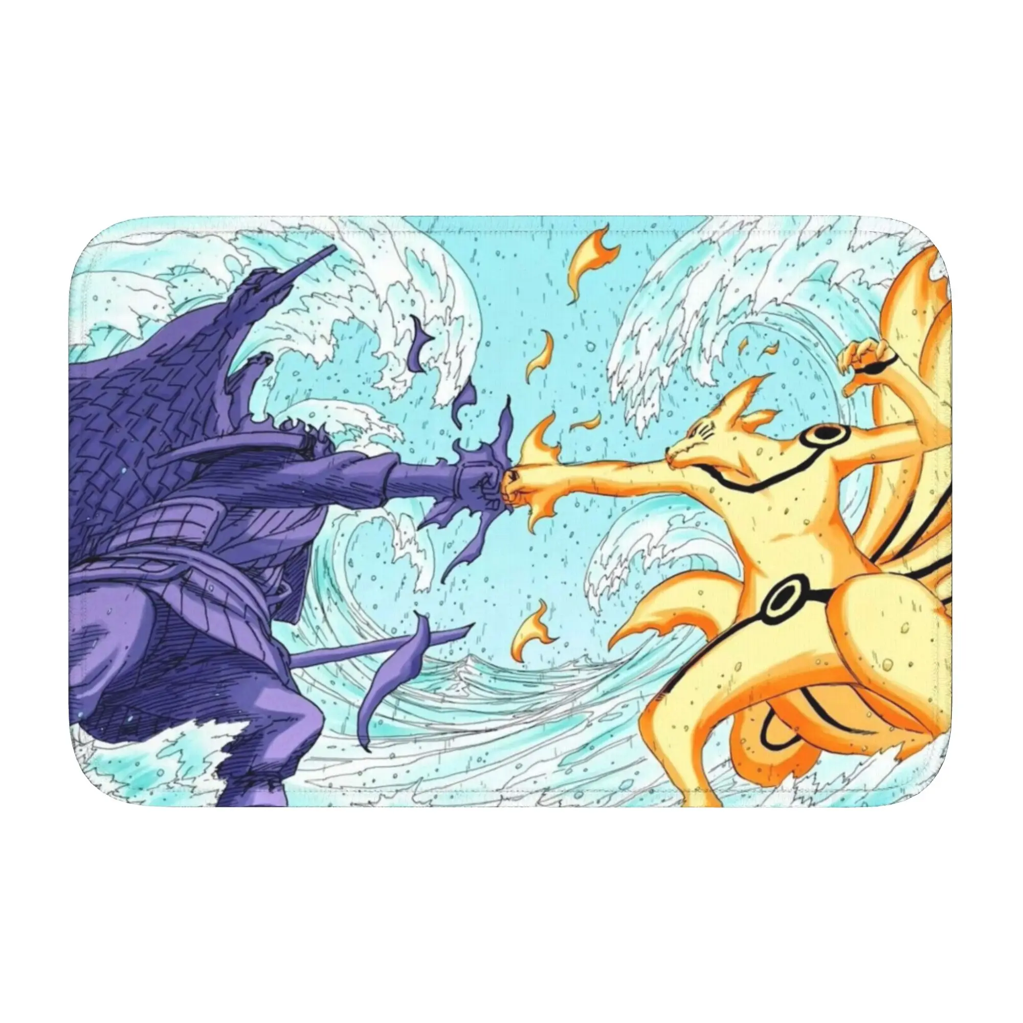 Custom Anime N-Narutoes Doormat Anti-Slip Entrance Welcome Kitchen Bathroom Floor Door Mat  Toilet Living Room Carpet Rug