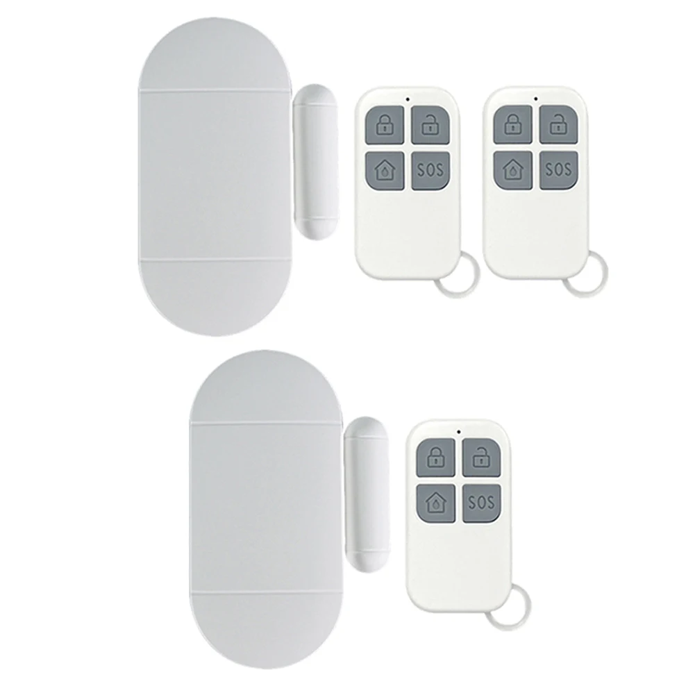 Alarme remoto sem fio contra roubo, sensor magnético, alarme de porta e janela, sensor aberto, carrilhão para casa, garagem, apartamento e mais