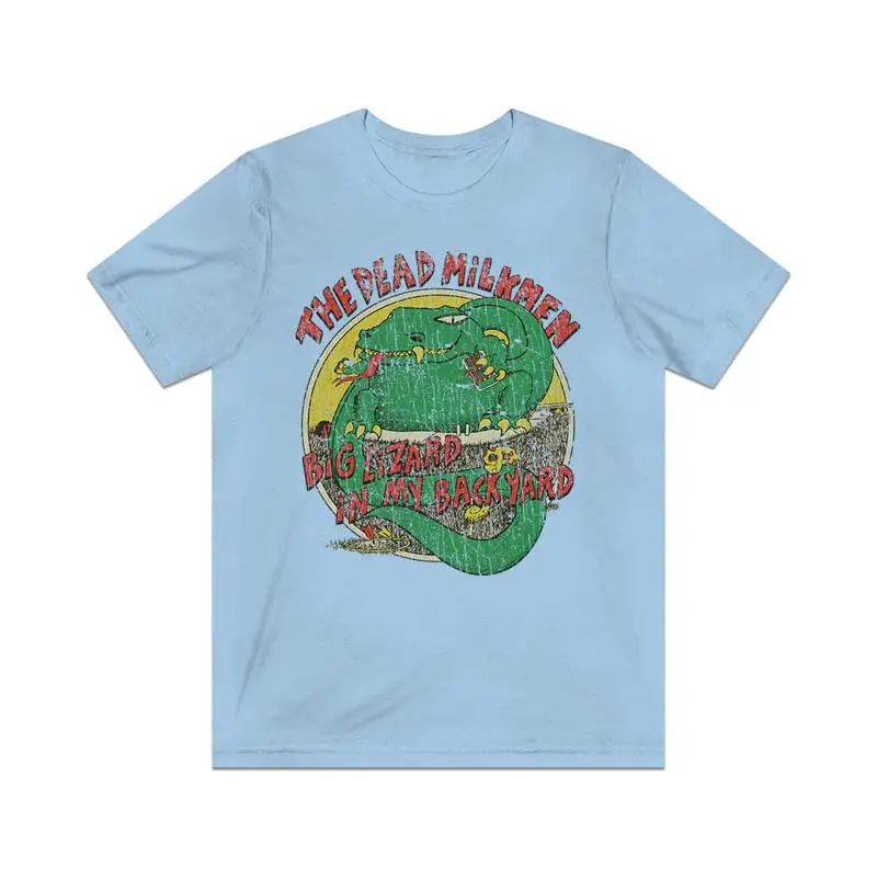 

Винтажная мужская футболка Big Lizard in My Backyard 1985.