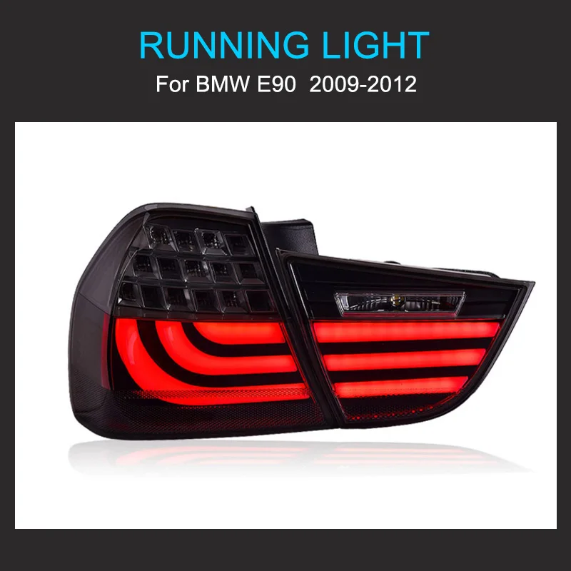 LED Tail Light Assembly for BMW 3 Series E90 2009-2012 Taillights Plug and Play LED Running Brake Reverse Fog Taillight