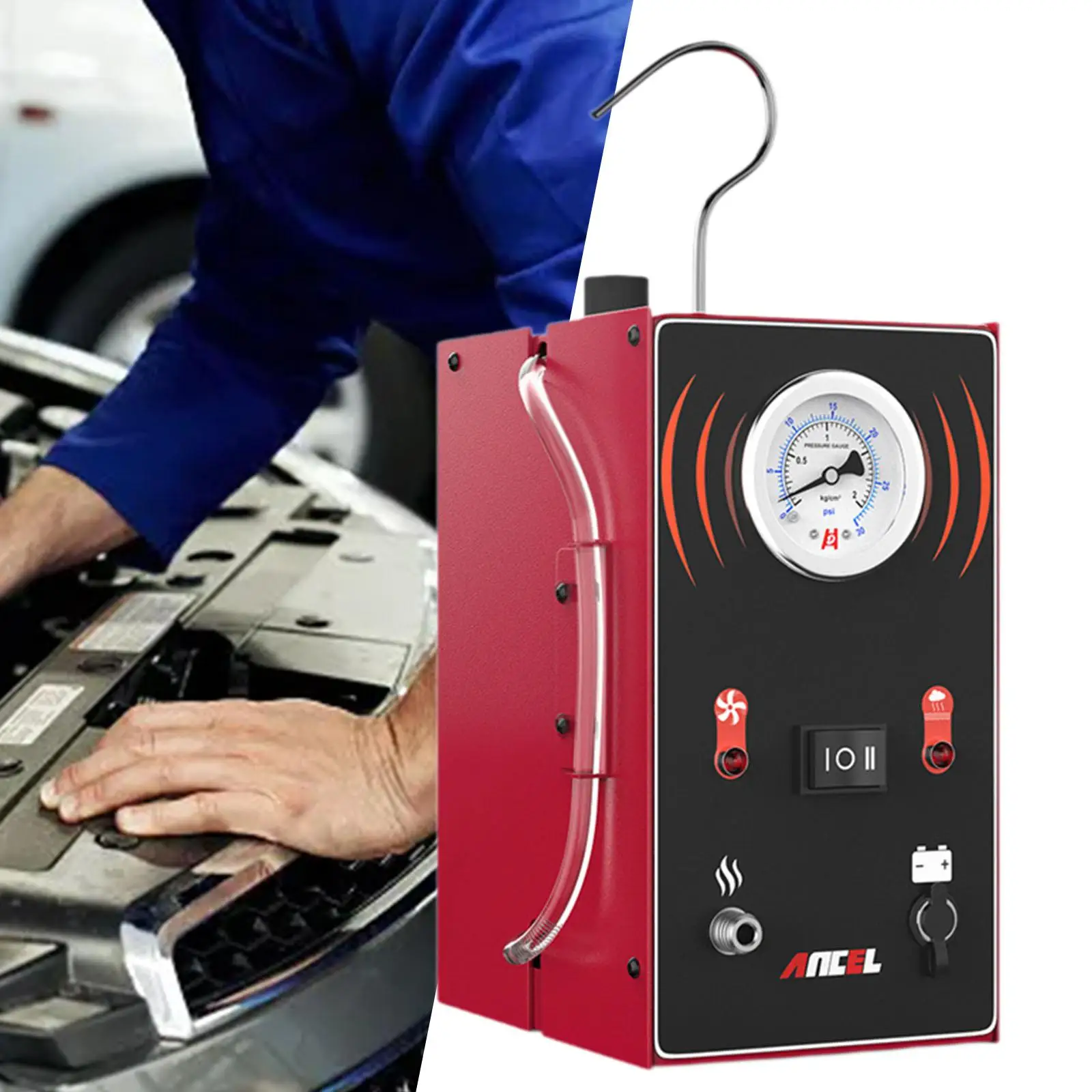 

S200 Automotive Built in Air Pump Stable Performance with Pressure Gauge Vacuum
