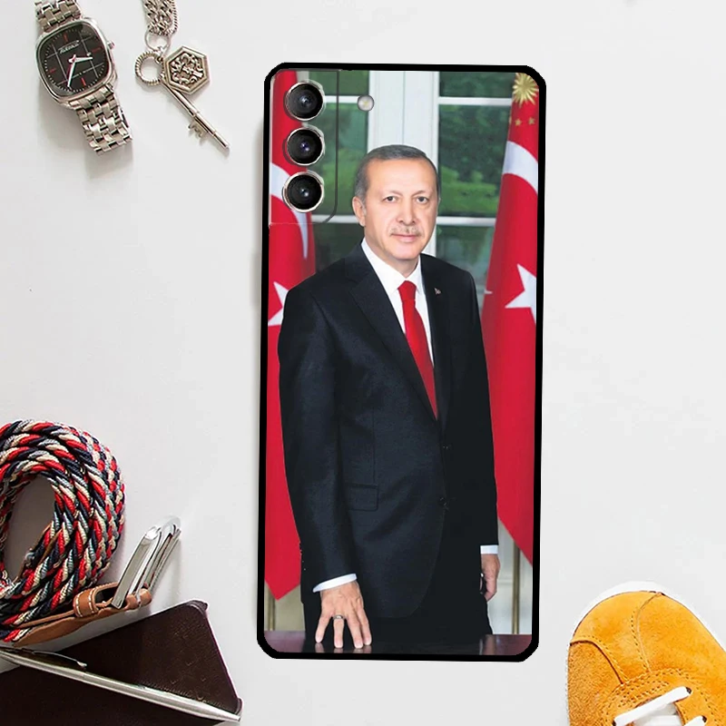 President Turkey Recep Tayyip Erdogan Case For Samsung Galaxy S24 Ultra S23 S22 S21 Plus S20 FE S8 S9 S10 Note 10 20 Ultra Cover