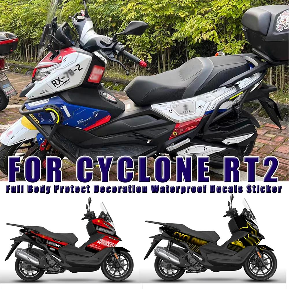 

For ZONGSHEN CYCLONE RT2 RT 2 RT-2 Motorcycle Modification Printing Full Body Protect Decoration Waterproof Decals Sticker