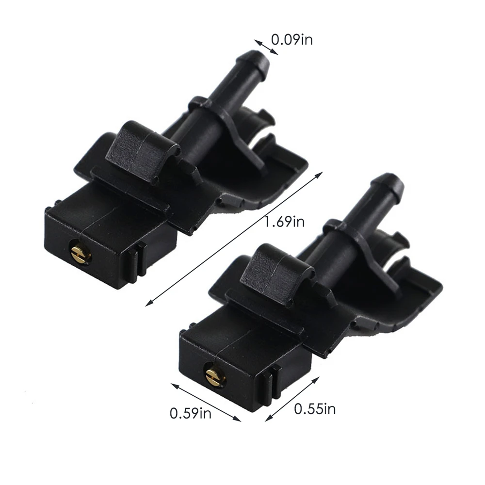 2Pcs Front Windshield Wiper Washer Jet Nozzle for Toyota Corolla Altis Camry Auris Highlander RAV4 85381-12300 85381-12300
