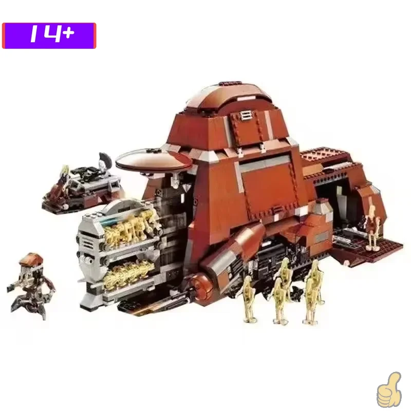 

In stock Trade Federation MTT Building Blocks Bricks Kids Education Toys Birthday Christmas Gifts Compatible 7662