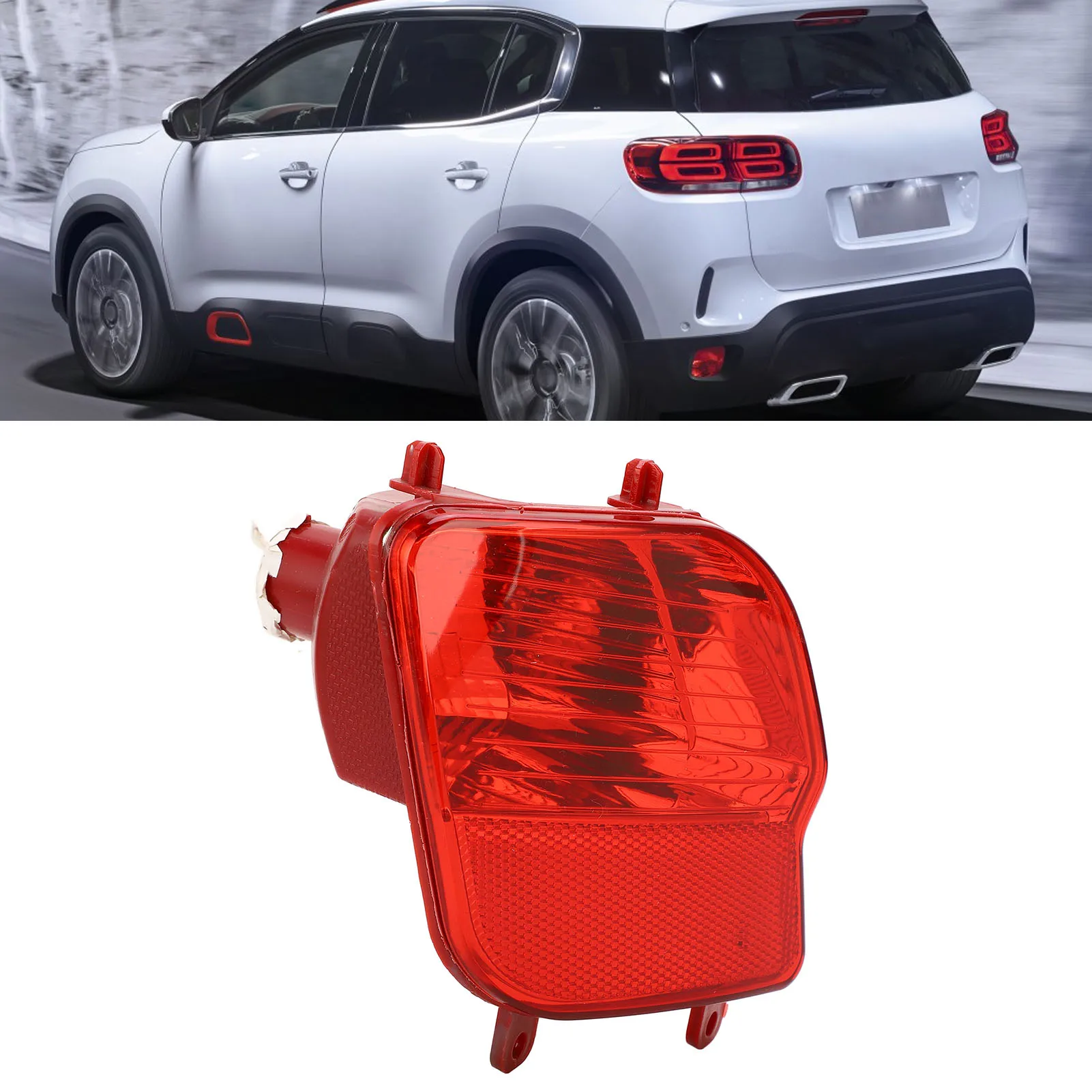 Conjunto de luz antiniebla trasera derecha 9811718380   Reemplazo de lámpara antiniebla de conducción de coche para Citroen C5 AIRCROSS 2017+