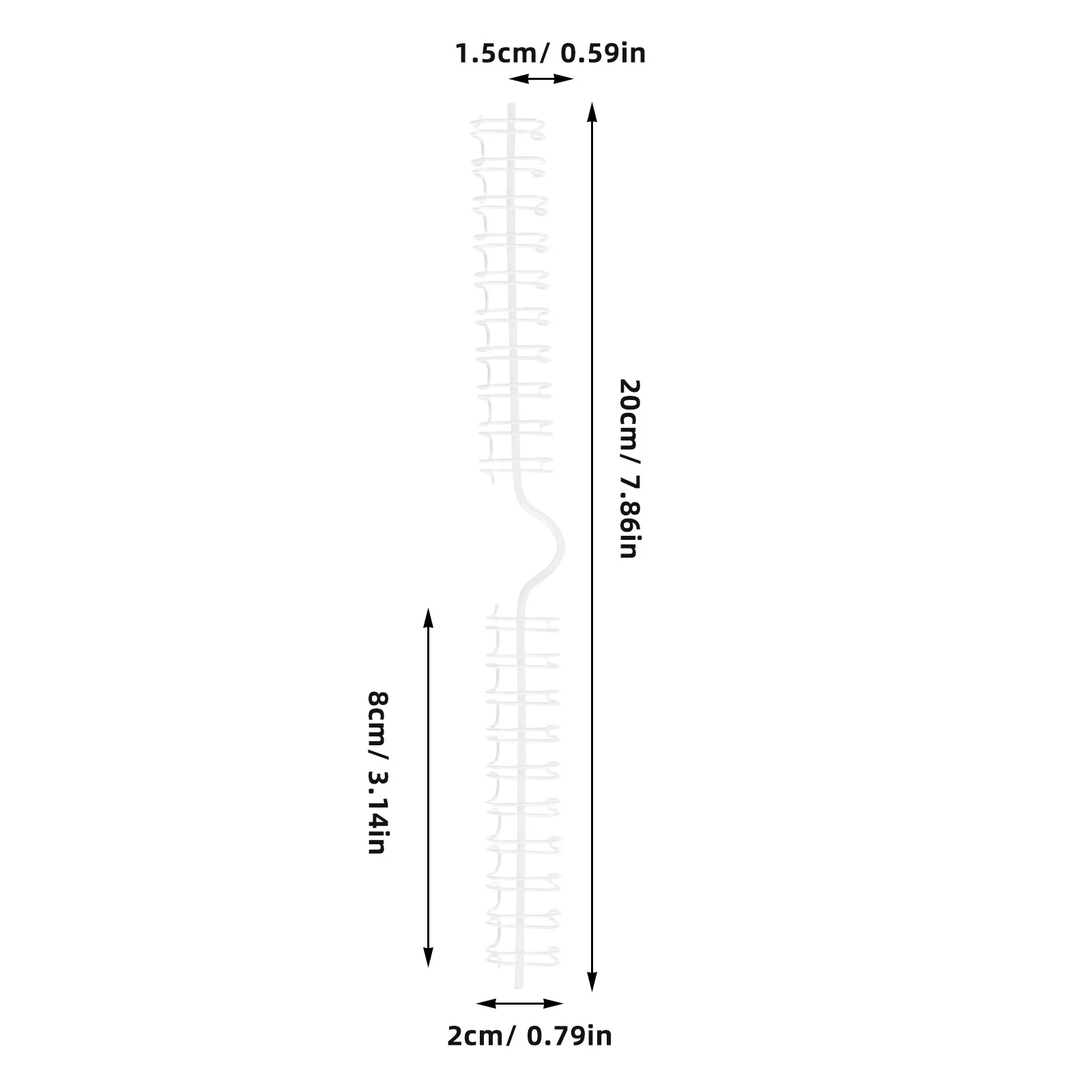 1 set di bobine di rilegatura a spirale in metallo per calendari Accessorio fai da te semplice Organizzatore di calendario orizzontale multifunzionale