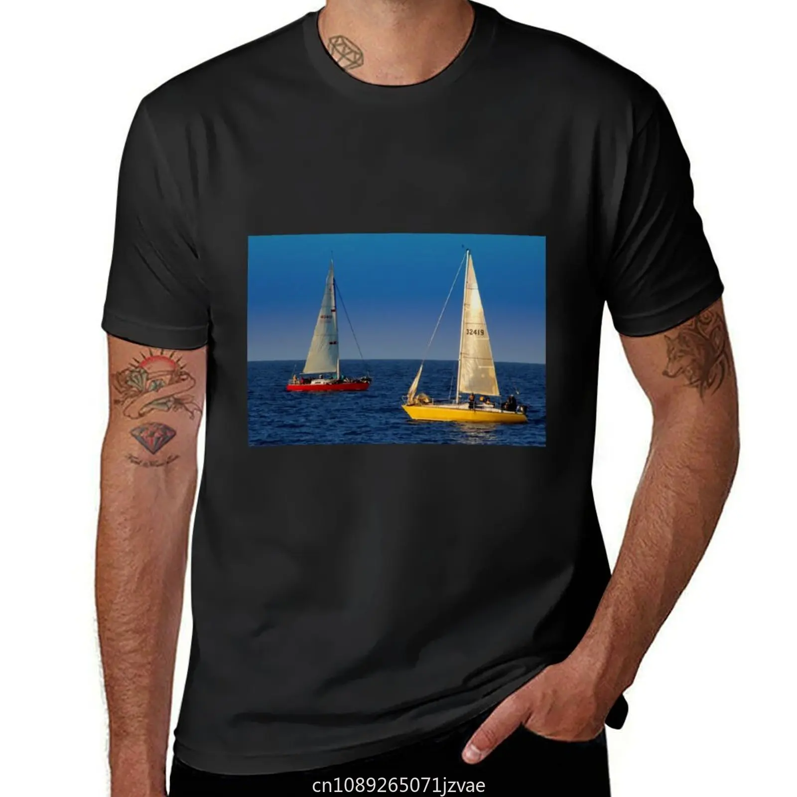 Summer Sail T-Shirt vintage clothes tops sports fans men graphic t shirts