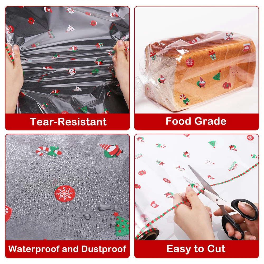 1 Roll Christmas Cellophane Wr - огляд і ціна Cellophane Wrap Clear