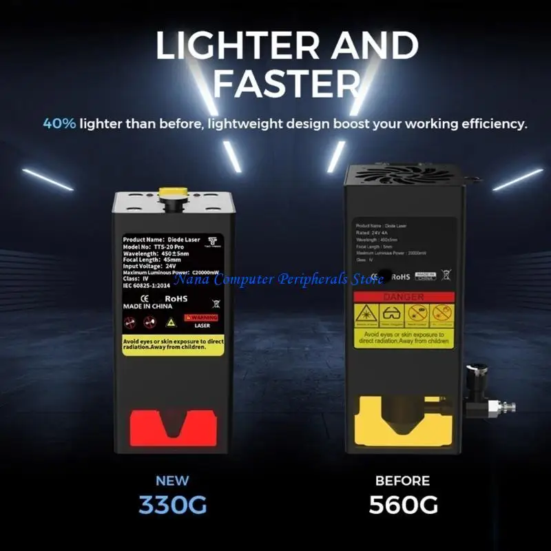 F68C TTS-20PRO Profesional 20W Modul Perlindungan Mata Air Assist Fast Precise