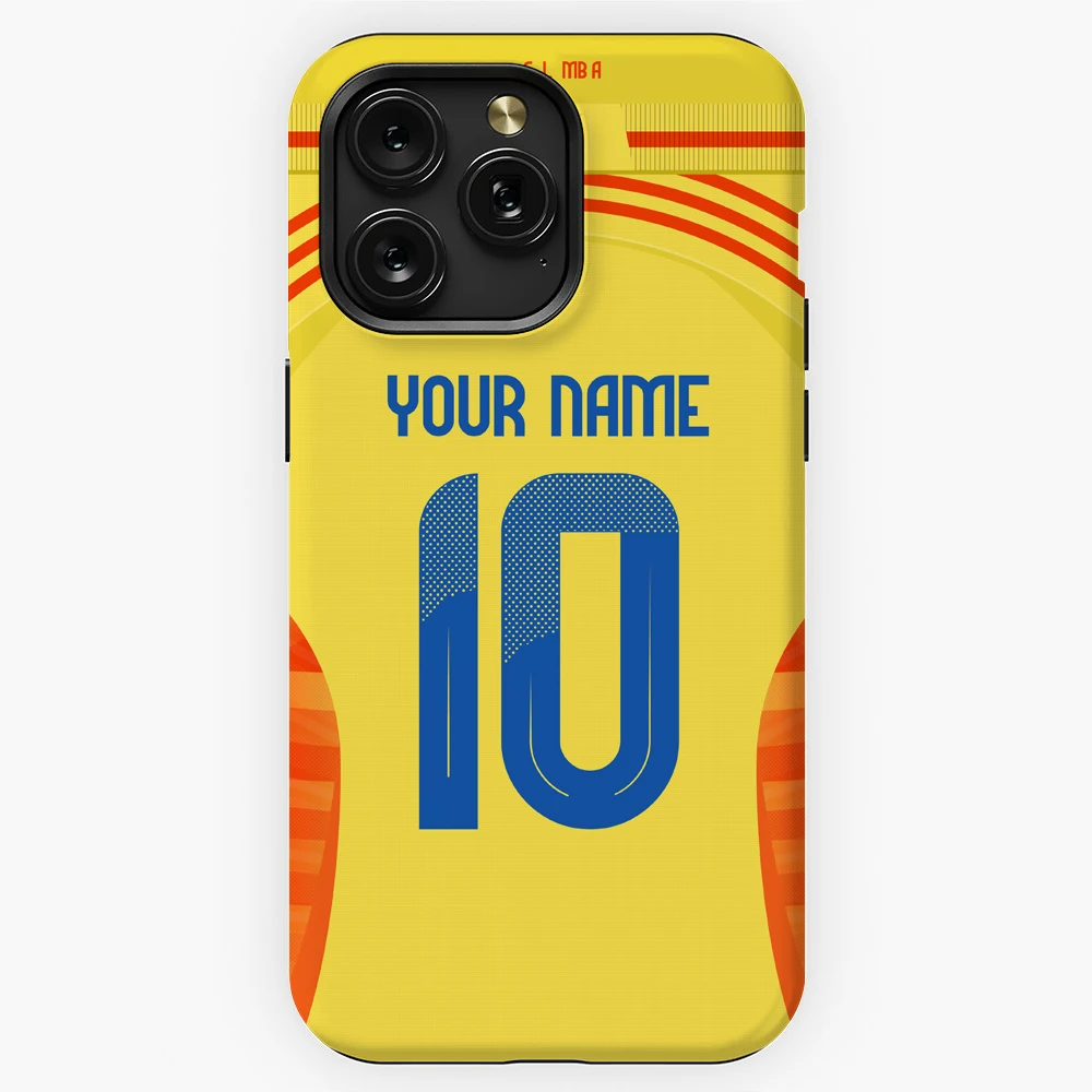 Colombia National Team Cover Case for iPhone 16 15 14 13 Pro Max 12 11 Mini X XS XR 7 8 Plus SE