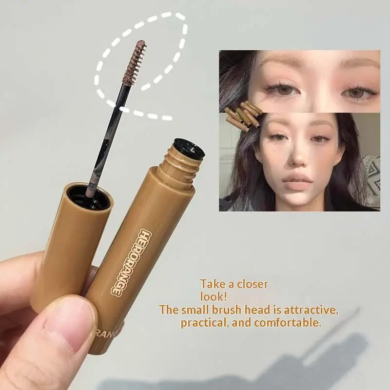 HERORANGE 3D Eyebrow Dye Cream Long Lasting Eyebrow Mascara Tint Sweat Proof Wild Brow Enhancer Cream Cosmetics Beginner