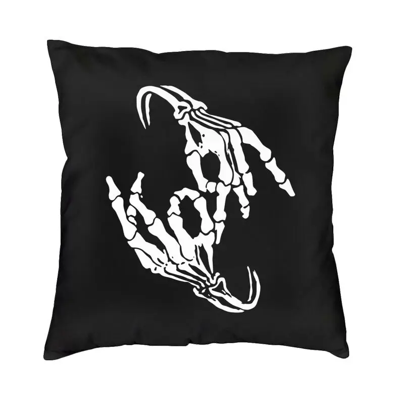 Nu Metal Rock Band Korns Square Pillow Cover Decoration Cushions Throw Pillow for Sofa Double-sided Printing