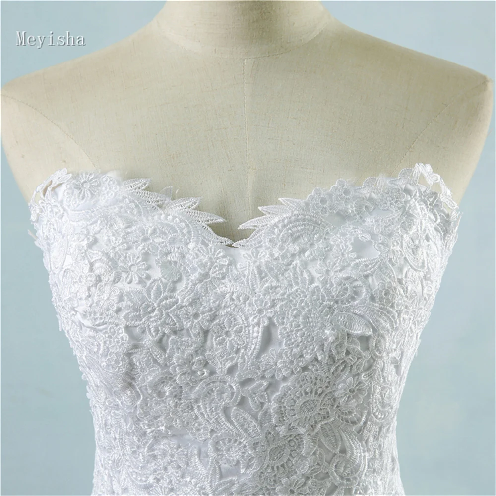 ZJ9081 エレガントなパールストラップレスウェディングドレス繊細なプリンセス女性バック花嫁ドレスコートトレインボールガウン