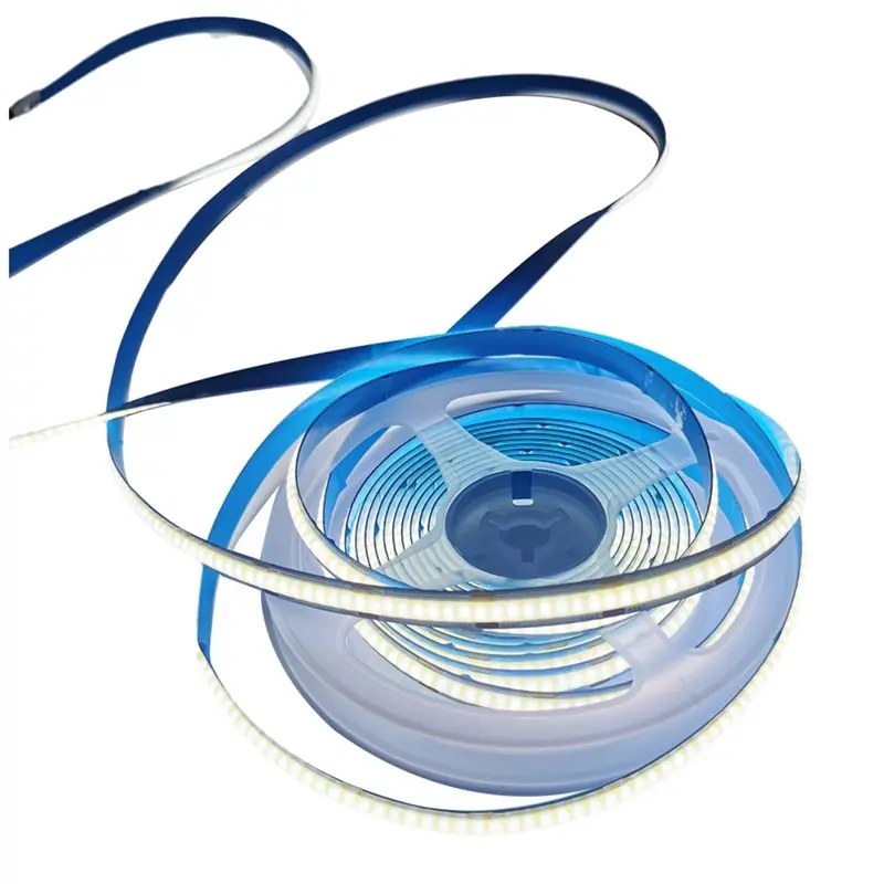 B50C COB LED Strip Lights 10M, Three-Color 12V/24V 608 Leds/M Dimmable Tape For Room Decor Lighting