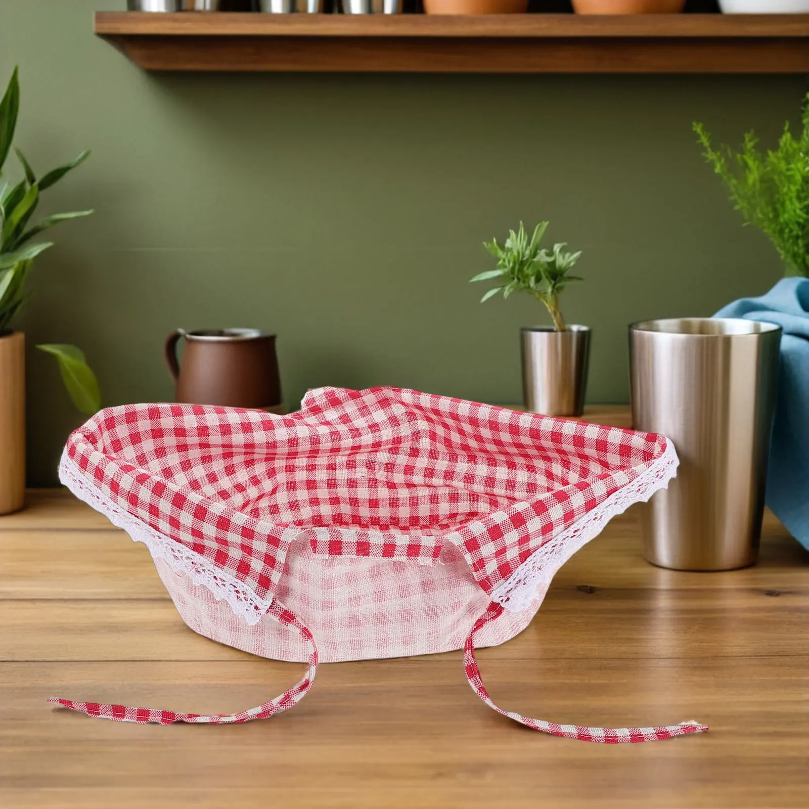 Picnic Basket Replacement Cloth Cover Hamper Liner for Wicker Baskets Insert Liners