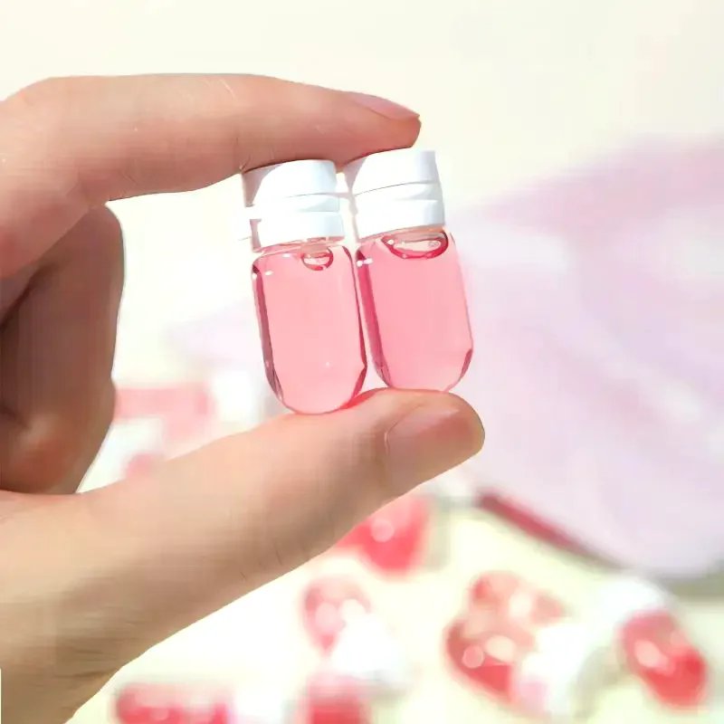 10pcs 2ml Clear Leak-Proof Travel Bottle For Makeup Remover & Lotion Portable Dispenser With Flip-Top Bottled Separately