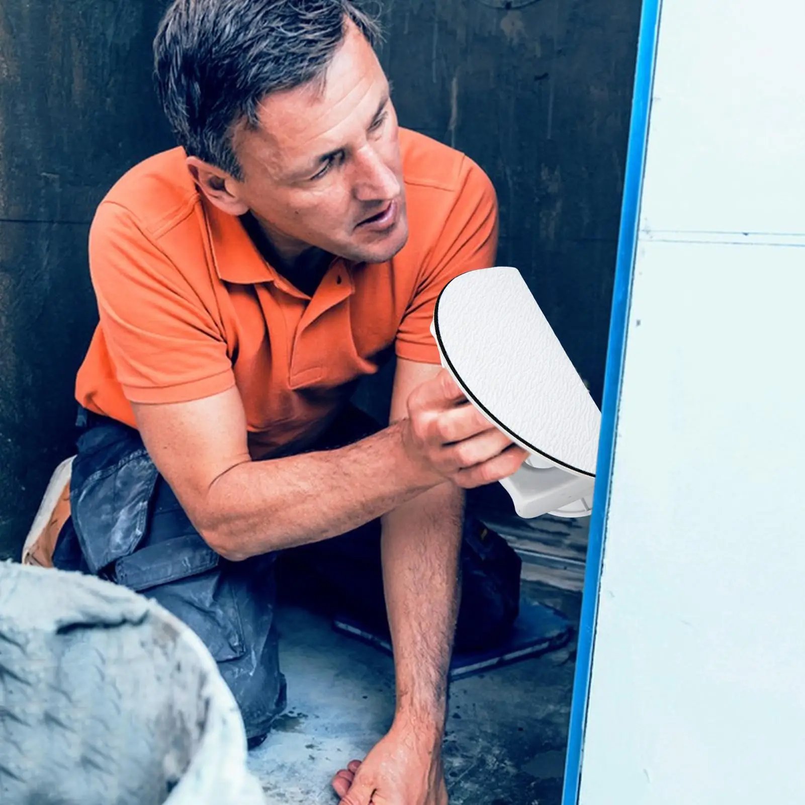 Sanding Tools Corner Sanding Tool Self-Adhesive Sandpaper Polishing Semi-Circular For Carving Paint Cleaning Sandpaper Tool