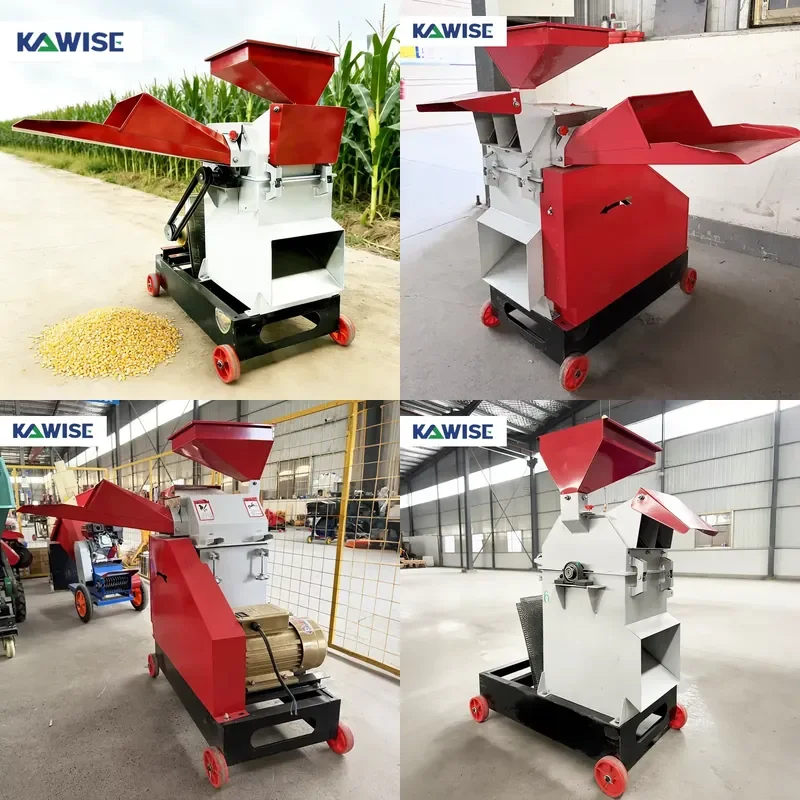 Farm Pulping Machine for Grass Vegetables Straw and Grain Processing With Simple Operation