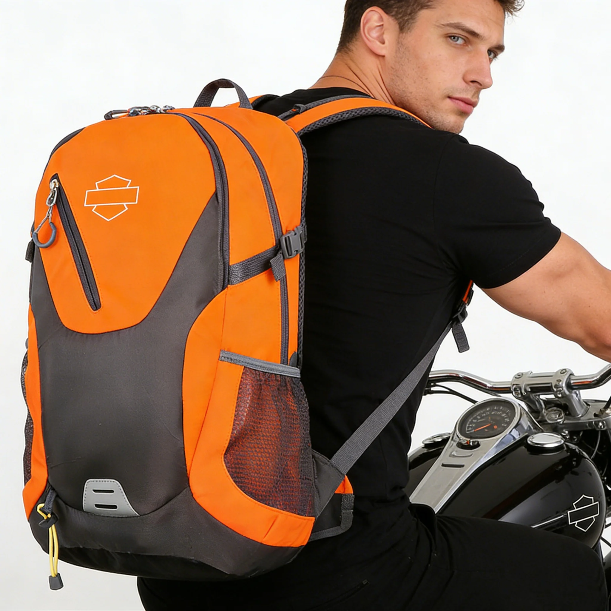 Sac à dos classique étanche, sac de sport, accessoire de moto pour Harley Davidson Electra Glide Classic 1250 S PA 1250S PA1250 ﻿