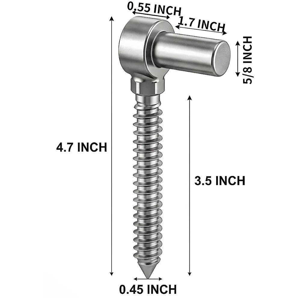 Wooden Fence Hinge Adjustable Eye Hinge Adjustable Stainless Steel Hinge Stainless Steel Hinge Flexible Eye For Sag Correction