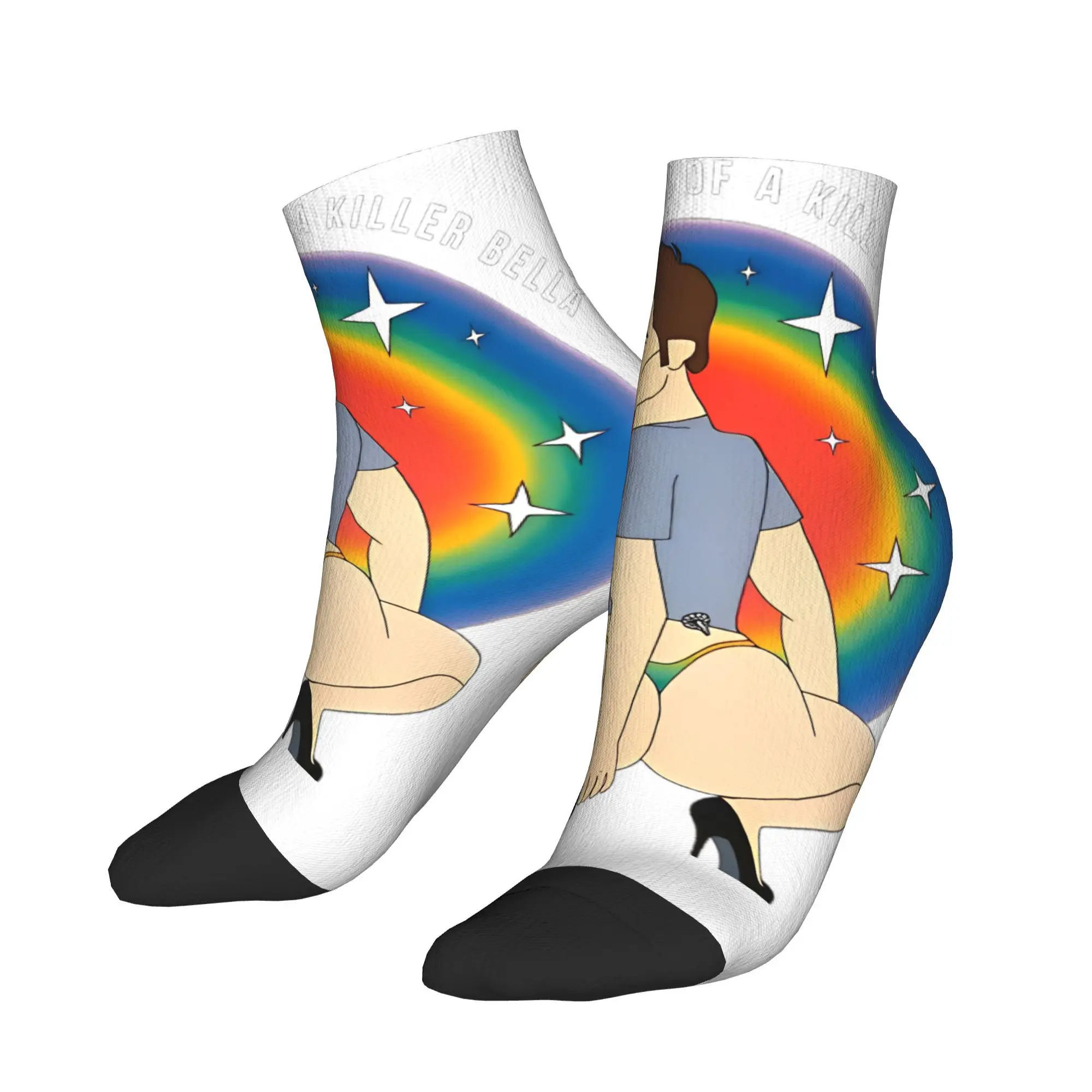 للجنسين الرجال الجوارب غير رسمية هذا هو الحمار القاتل بيلا الشفق المضادة للانزلاق جورب مريح الصيف العصرية مخصص الجري الجوارب #1