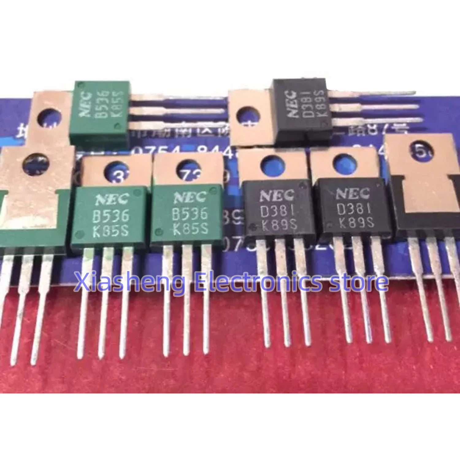 

New Original 5Pairs 2SB536 B536 + 2SD381 D381 TO-220 Transistor In Stock Good Quality