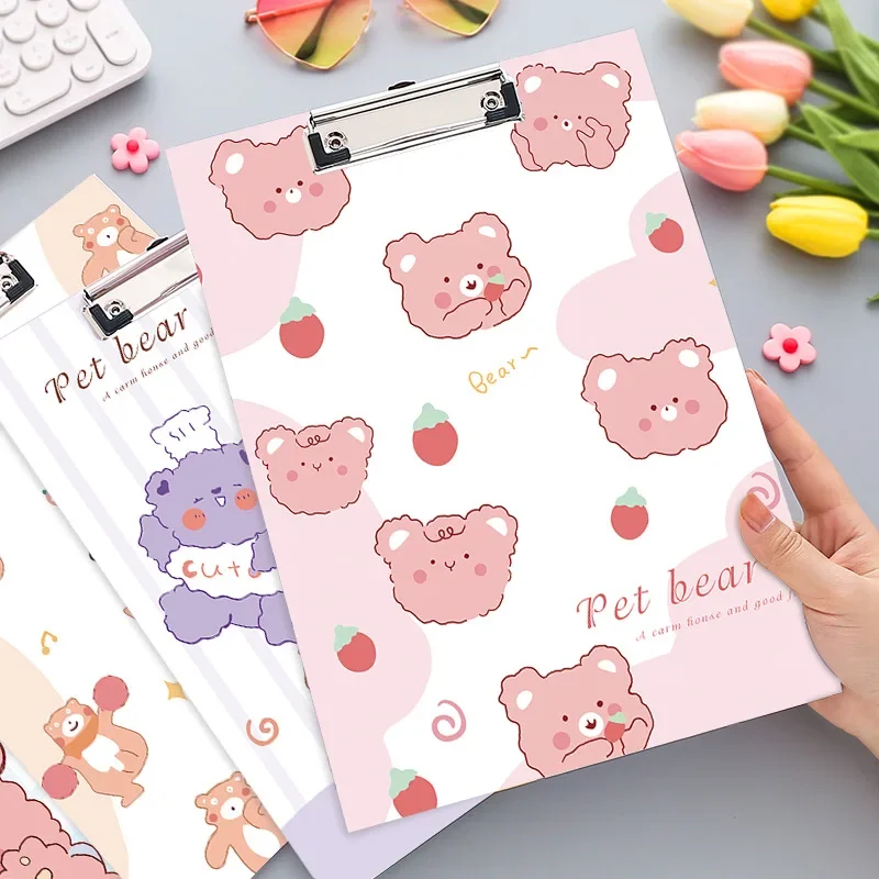 A4 Board Clip Folder Sub-writing Test Paper File Information Book Student Pad Board Splint Office Accessories