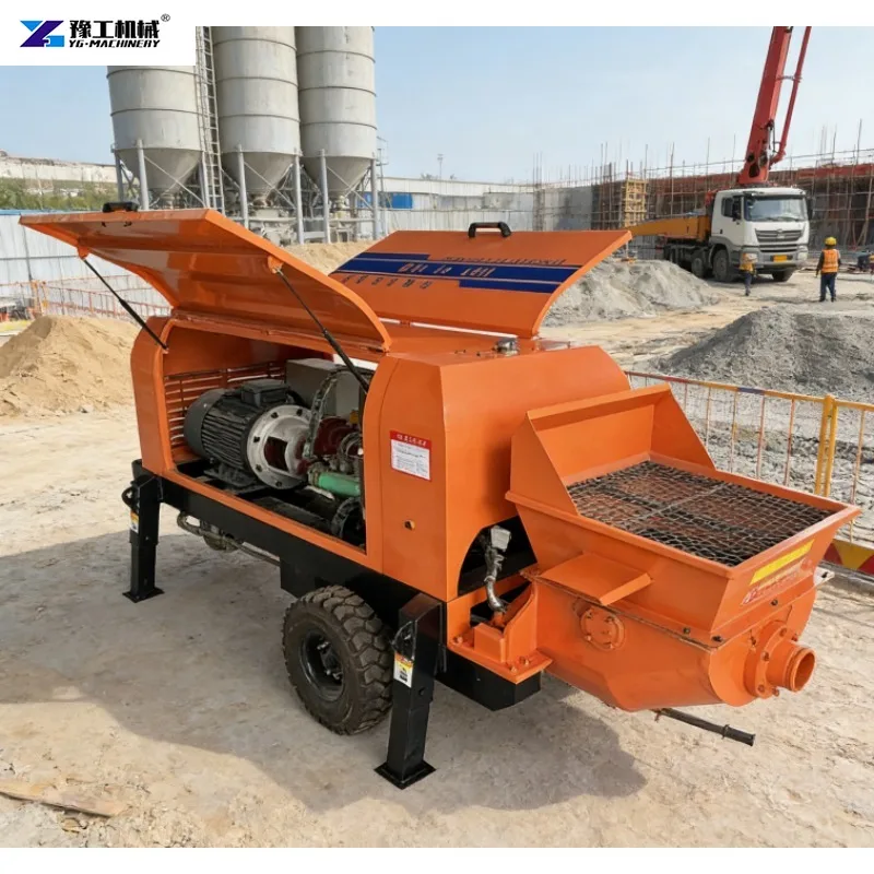 Customized Concrete Pump Truck Diesel Engine Concrete Cement Delivery Pump