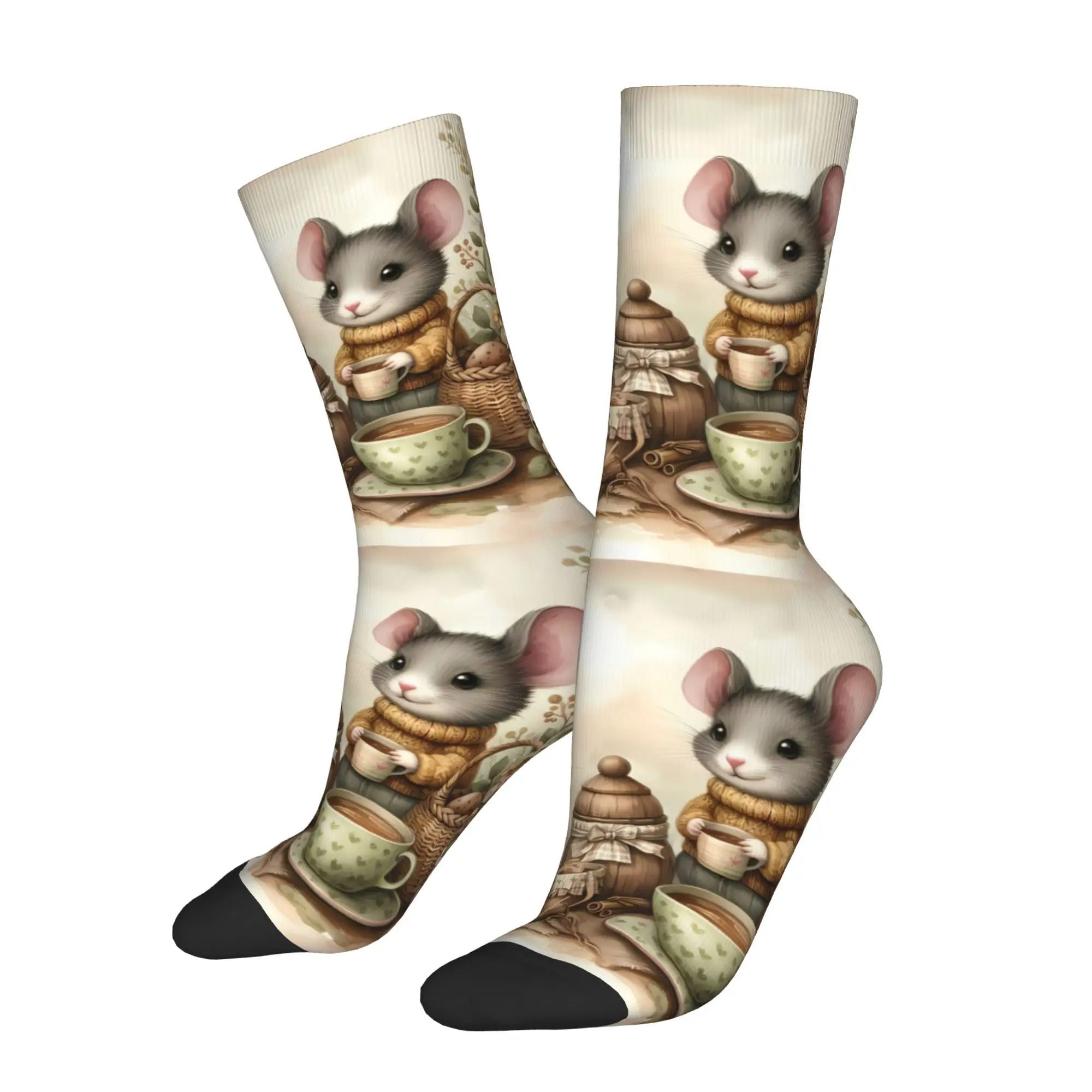 

Little Mice Little Animal Socks Male Mens Women Spring Stockings Hip Hop