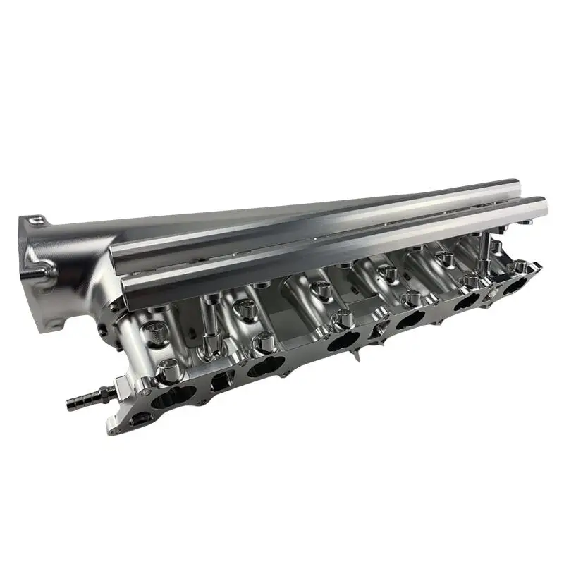 Factory-Custom CNC Aluminum Billet Intake Manifold Parts Enhanced Performance Air Inlet For Nissan RB20 Engine