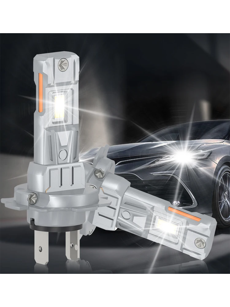 Żarówka LED Mini H7 20000LM Bezprzewodowa 120W CSP do reflektorów samochodowych, diody samochodowe H7 Led 12V 6500K — 2