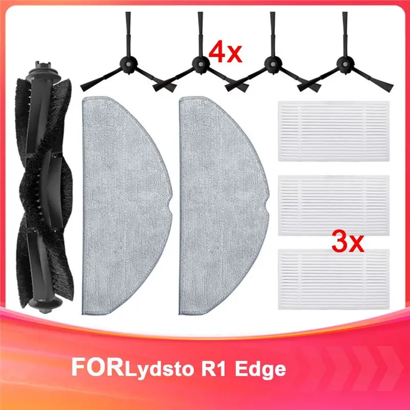 A26F-Compatible For Lydsto R1 Edge Accessories Hepa Filter Mop Side Brush Lydsto Accessories Lydsto Parts