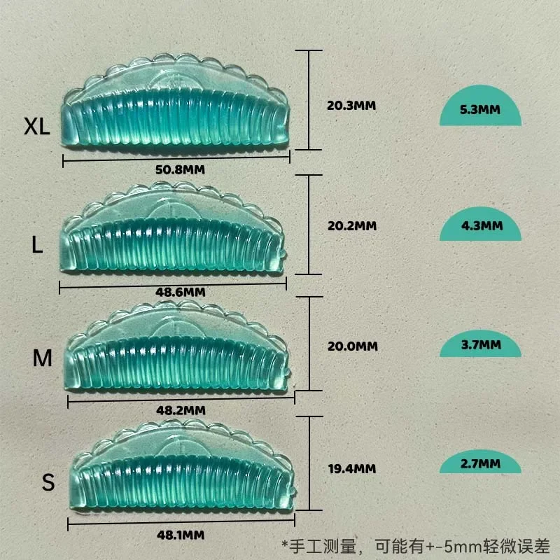 4 Pairs Reusable Silicone 3D Eyelash Perming lamination Pad Lash Lifting Rods Kit 3D Lashes Extension Curler Applicator Tools