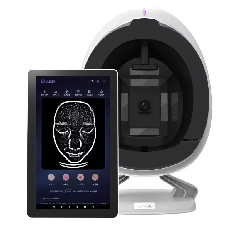 Sprzęt do salonów kosmetycznych Analizator skóry Tester skóry Analizador Facial Tester wilgotności skóry Analiza twarzy Maszyna do analizy skóry 3D