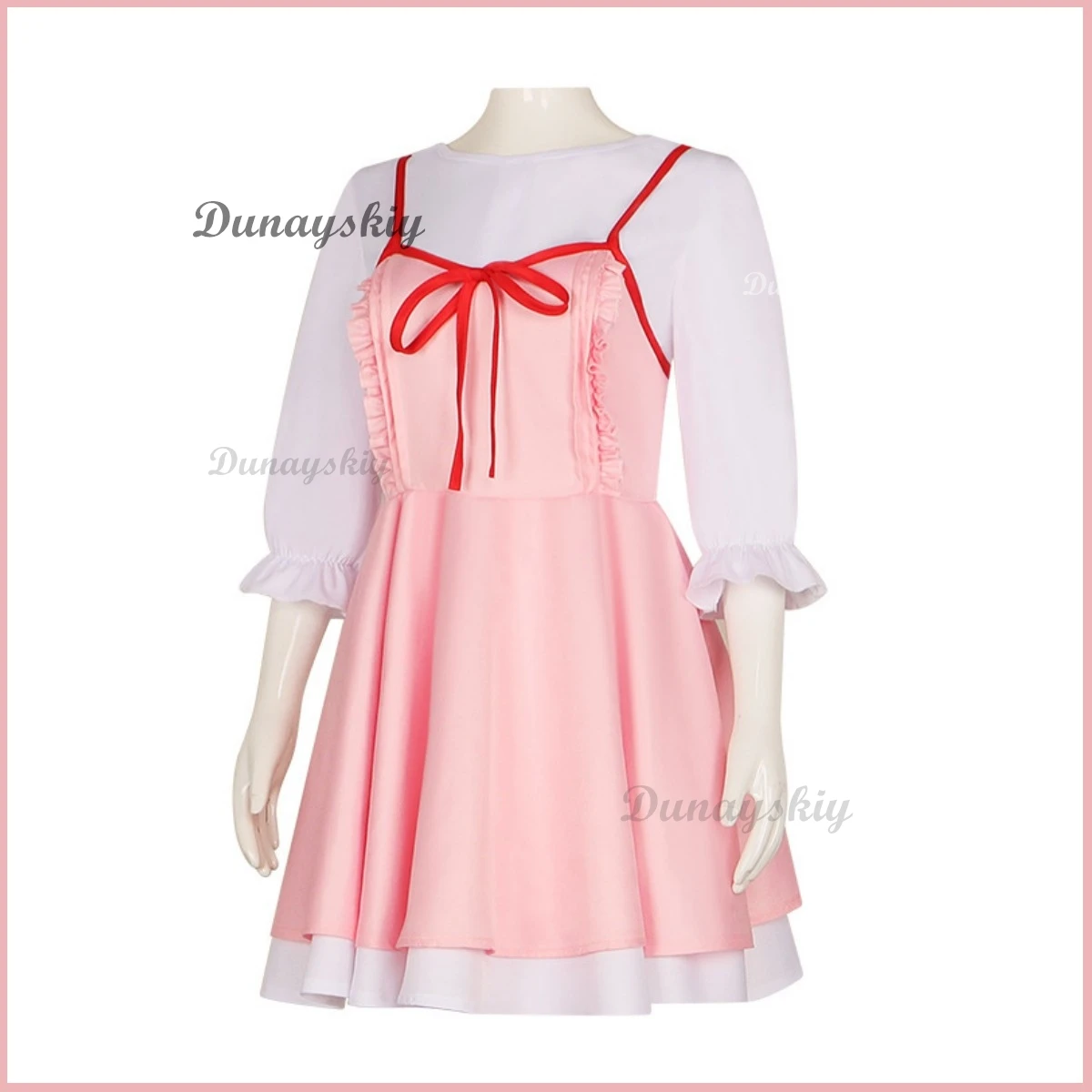 Anime Your Lie in April Miyazono Kaori Cosplay Costume Wig Student Campus Lovely Princess Dress Woman Sexy Kawaii Carnival Suit