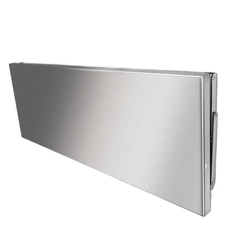 Stainless steel wall-mounted console, foldable kitchen wall rack, household dining table punched, lengthened